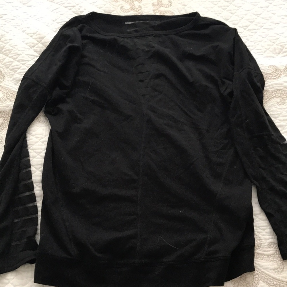 Betsy Johnson black work out top